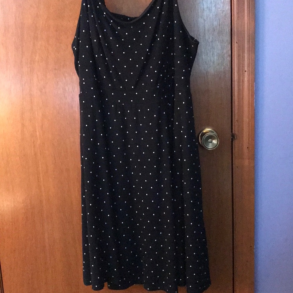 B&W Polka Dot Dress